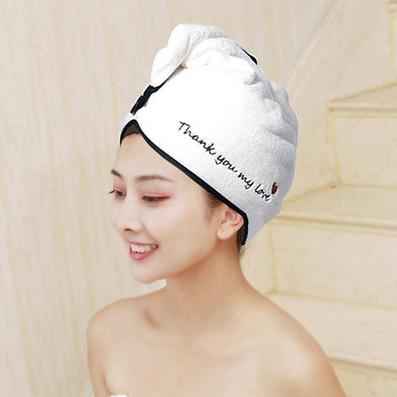 Rapided Drying Hair Towel Quick Dry Hair Hat Wrapped Super Absorbent Quick-drying Towel Bathing Cap Household Daily Necessities