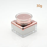 New Acrylic Bottle Cream Jar Nail Art Mask Cream Refillable  Empty Cosmetic Makeup Container Bottle 5/15/30G